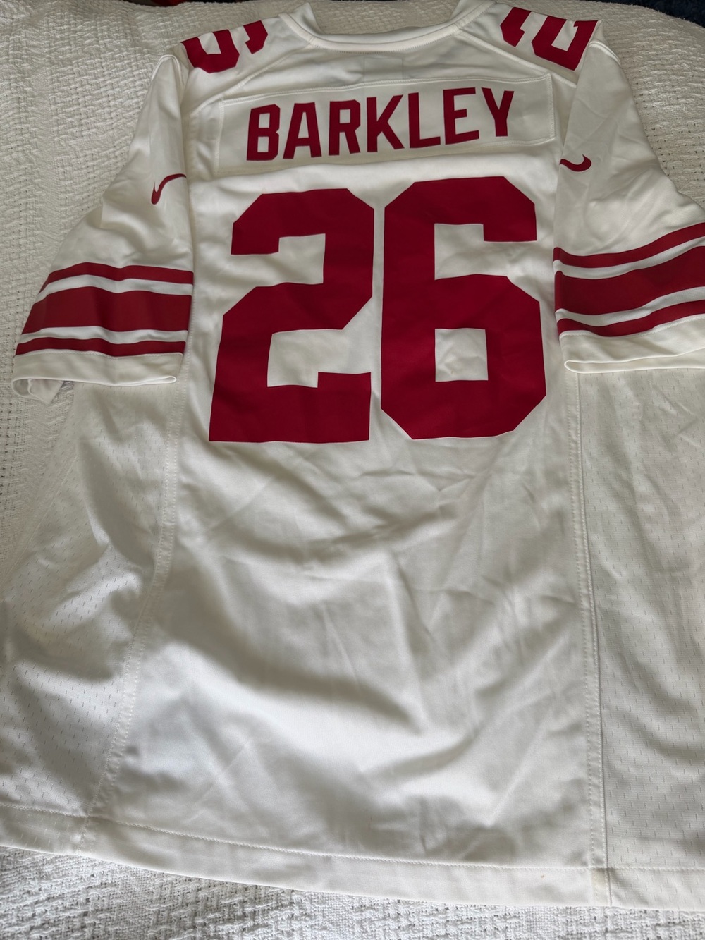 Nike NY Giants Saquon Barkley Jersey Men’s M Like New Condition